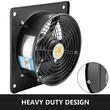 Ventilator evacuare pentru spatii comerciale, Capac Otel, 74.5W, 1850 m³/h, 318x318 mm, 65 dB, 2600 rpm