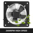Ventilator evacuare pentru spatii comerciale, Capac Otel, 74.5W, 1850 m³/h, 318x318 mm, 65 dB, 2600 rpm