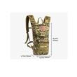 Rucsac de hidratare usor cu suport de apa de 3 l, ciclism, drumetie, Impermeabil, 470 x 210 x 120 mm, Camuflaj