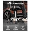 Scaun de atelier cu roti si spatar, inaltime reglabila 510-670 mm, pivotare 360°, capacitate 136 kg