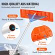 Racleta pentru indepartarea zapezii de pe acopreis, Lungime reglabila max 6.5 m, Aluminiu, Latime 635 mm