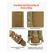Rucsac de hidratare usor cu suport de apa de 3 l, ciclism, drumetie, Impermeabil, 470 x 210 x 120 mm, Camuflaj