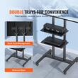 Suport TV mobil, capacitate 60 kg, Standard Vesa max 600x400, Inaltime reglabila, 32-70 inch