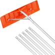 Racleta pentru indepartarea zapezii de pe acopreis, Lungime reglabila max 6.5 m, Aluminiu, Latime 635 mm