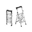 Scara pliabila cu 3 x Trepte Anti-derapante, Tava scule, Capacitate 150 kg, Aluminiu, 480 x 540 x 1040 mm