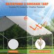 Cotet pentru pasari si animale mici, 3x3.93x1,99 m, Acoperis drept, Usa intrare, Otel galvanizat, Copertina PE