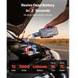 Jump Starter auto portabil, 3000 A, Lanterna, USB, Baterie Litiu 16 Ah, Protectie polaritate inversa, supracurent, supratensiune