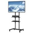 Suport TV mobil, capacitate 60 kg, Standard Vesa max 600x400, Inaltime reglabila, 32-70 inch