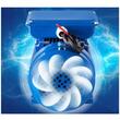 Motor electric asincron monofazat 2.2 kW, 2860 rpm, Standard B3, IP44, bobinaj de cupru, carcasa de aluminiu