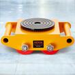 Transportor cu placa rotativa Dolly, capacitate 6 Tone, rotatie 360 grade, Otel, roti poliuretan