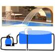 Cascada inox, Inaltime 60 cm, Latime 30 cm, Arc de cerc