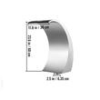 Cascada inox, Inaltime 60 cm, Latime 30 cm, Arc de cerc