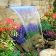 Cascada pentru piscina din acril, Telecomanda, 17 culori Led, dimensiune 89 x 20.6 x 8.1 cm