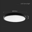 Plafoniera led rotunda pentru exterior/interior, 36 W, lumina rece 6500K, 3820 lm, dimensiune 350 x 61 mm, IP44, Negru