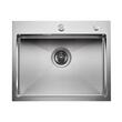 Chiuveta comerciala otel inoxidabil, 550x450x190 mm, Strat de izolare fonica si anti-condens, Incastrabila, Margine groasa 3 mm