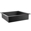 Semineu de exterior pentru gradina, Patrat, fara baza, Otel,  914x914 mm, cleste inclus