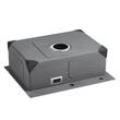 Chiuveta comerciala otel inoxidabil, 550x450x190 mm, Strat de izolare fonica si anti-condens, Incastrabila, Margine groasa 3 mm