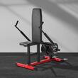 Aparat multifunctional cu suport greutati pentru bicepsi/tricepsi, max 200 kg, 6 pozitii reglabile, 1400x680x1300mm, Otel