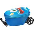 Troler trotineta pentru copii, Capacitate 20 l, 3 x roti, Dimensiuni extinse 315 x 670 x 790 mm, Albastru