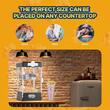Masina automata Popcorn Cinema, capacitate 7 l, putere 480 W, Negru, 275x240x485 mm