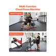 Aparat multifunctional cu suport greutati pentru bicepsi/tricepsi, max 200 kg, 6 pozitii reglabile, 1400x680x1300mm, Otel