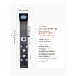 Panou dus hidromasaj, Inox Negru, 6 in 1, Led, 1345 x 200 x 460 mm, 6 jeturi masaj corporal, 