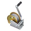Troliu manual cu clichet in ambele directii, cablu otel, 10 m, capacitate max 726 kg, pentru barci, ATV