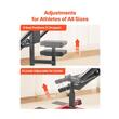 Aparat multifunctional cu suport greutati pentru bicepsi/tricepsi, max 200 kg, 6 pozitii reglabile, 1400x680x1300mm, Otel