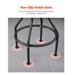 Scaun de atelier cu spatar, inaltime reglabila 480 x 480 x 1030 - 1140 mm, pivotare 360°, capacitate 136 kg