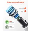 Microscop binocular compus, Profesional, Zoom 40-2000X, Lumina LED, Captură foto Bluetooth