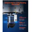 Deplumator pasari, 900 W, 230 rpm, 98 x degete moi, Diametru tambur 500 mm, Capacitate de procesare 2 pui pe ciclu