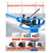 Dispozitiv manual de indoit tevi pana la 2", 14 matrite, Unghi max de indoire 200°, fixabil pe podea