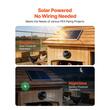 Ventilator cu panou solar, 20 W, 373 m³/h, pentru mansarda, Metal, Negru