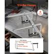 Set 4 x Cleme de fixare pentru lemn/metal/plastic, deschidere 30.48 cm, limita de sarcina 545 kg