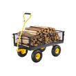 Carucior multifunctional pentru gradina, 1840 x 560 x 535 mm, Capacitate 408 kg, Laterale detasabile, roti cauciuc 10 inch