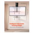 Suport TV motorizat pentru tavan, Pliabil, Telecomanda, capacitate 50 kg, Standard Vesa max 600x600, Inaltime reglabila, 32-70 inch