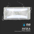 Aplica led pentru exterior, Argintie, 12W, IP65, 4000K, 1160 lm