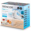 Mixer de mana,  White 200 W, 5 viteze, functie turbo