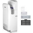 Uscator de maini vertical Vevor Profesional, Alb, filtru Hepa, 2000 W, 100 m/s, timp uscare 8-10 s, ABS, 290 x 220 x 685 mm
