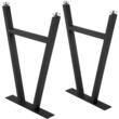 Set 2 picioare pentru mese Vivatechnix A, Otel, Inaltime reglabila 0-50 mm, dimensiune 71 x 45 cm