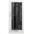 Dulap arme Vevor amprenta digitala, 300x280x1380 mm, 5 arme, cutie munitie, suport 4 pistoale