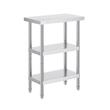 Masa de lucru Inox, pentru preparare alimente, 356x610x864 mm, 2 x rafturi
