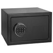Seif electronic cu 2 x cheie si cifru, 31 x 20 x 20 cm, Negru, Indicatoare led