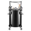 Rezervor pentru turnare sub presiune, 30 l, 10 Bar, admisie de aer de 1/4″, Manometru, 4 x Roti