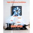 Ventilator evacuare pentru spatii comerciale, Regulator viteza, Otel, 50 W, 1678 m³/h, diametru 254 mm