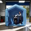 Cabina de vopsit gonflabila, dimensiune 3 x 2.5 x 2.5 m, 1 x suflanta 550 W, Impermeabila, PVC, sistem filtrare