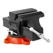 Menghina de banc, Latime falca 140 mm, baza blocare pivotanta 360°, deschidere falca 140 mm, fonta