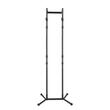 Suport de podea pentru 4 x biciclete, Vertical, Negru, Otel