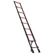 Scara telescopica 263 cm, 9 x Trepte antiderapante, Aluminiu, max 150 kg