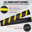 Limitator de viteza cu protectie cabluri, max 10 tone/axa, 183 x 30 x 4.5 cm, 2 canale, banda galbena reflectorizanta